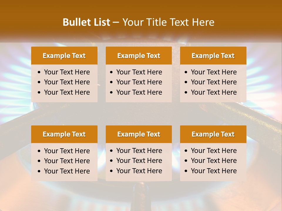 Burner Macro Cook PowerPoint Template