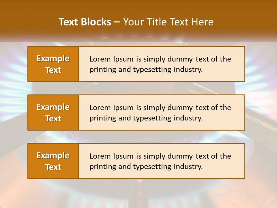 Burner Macro Cook PowerPoint Template