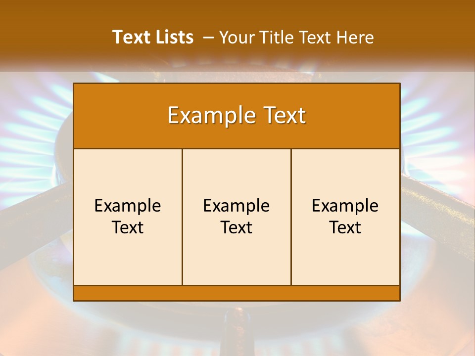 Burner Macro Cook PowerPoint Template
