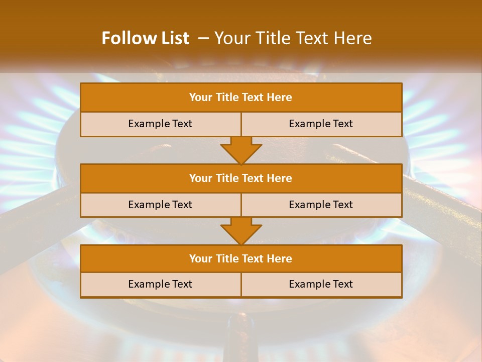 Burner Macro Cook PowerPoint Template