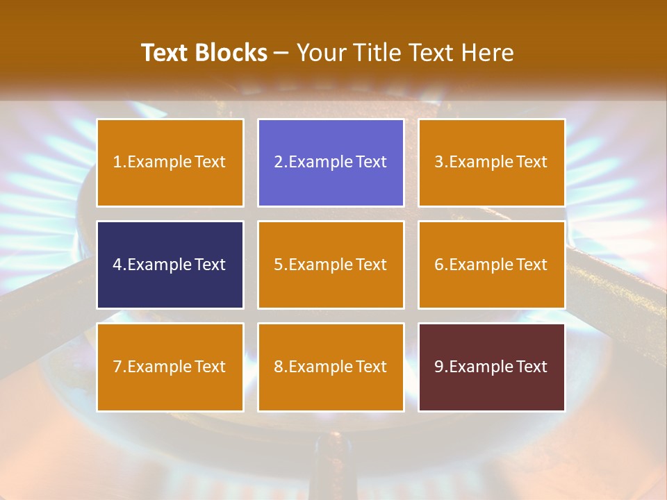 Burner Macro Cook PowerPoint Template