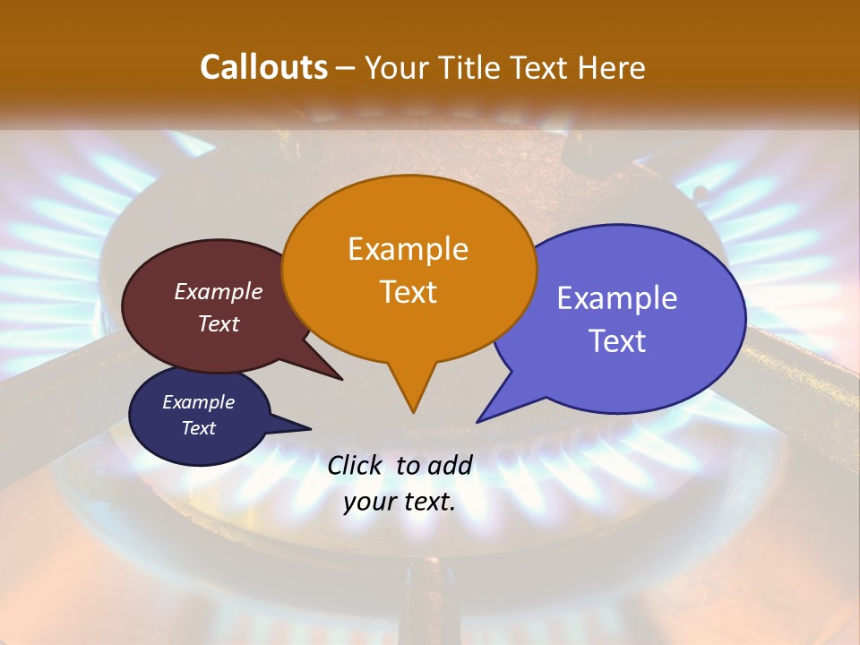 Burner Macro Cook PowerPoint Template