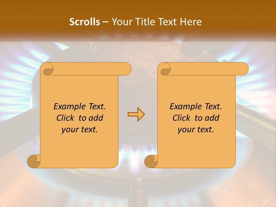 Burner Macro Cook PowerPoint Template