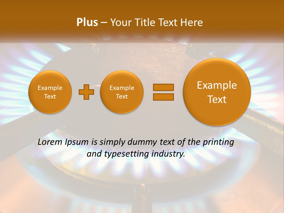 Burner Macro Cook PowerPoint Template