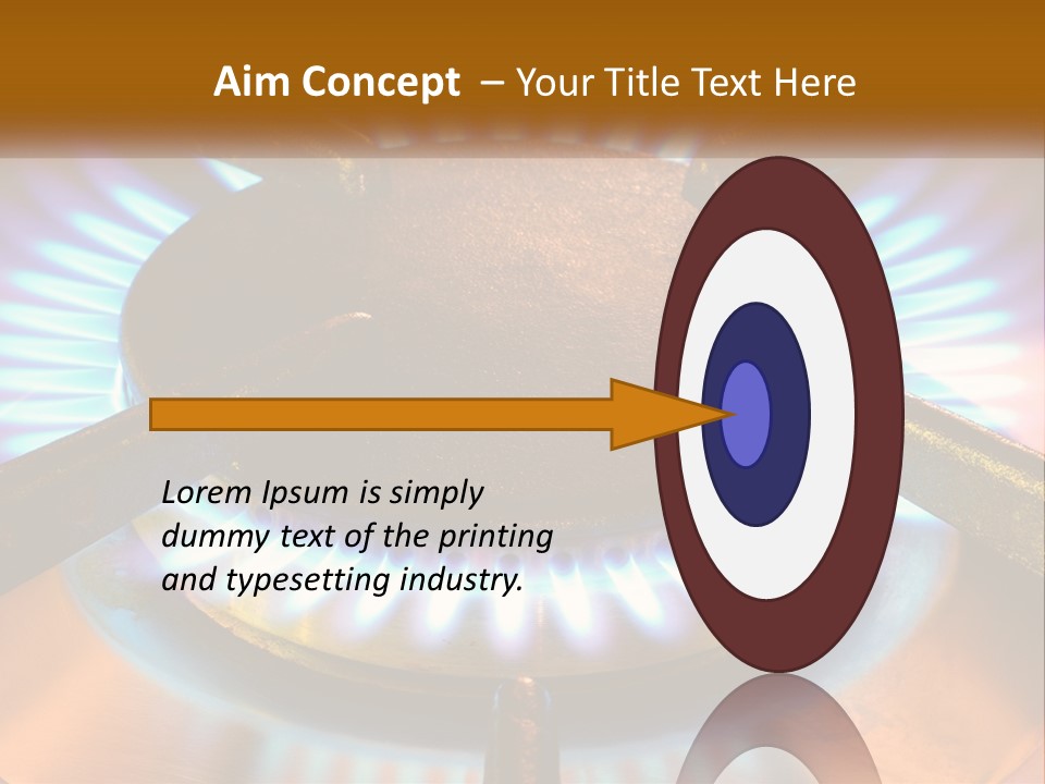 Burner Macro Cook PowerPoint Template