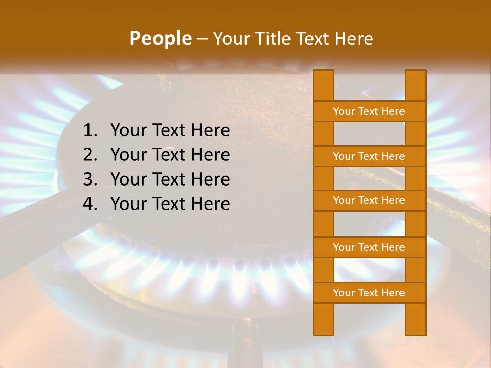 Burner Macro Cook PowerPoint Template