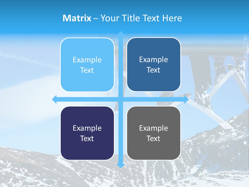 Speed Snow Competition PowerPoint Template