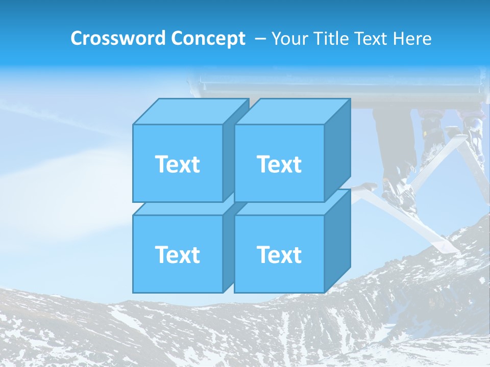 Speed Snow Competition PowerPoint Template