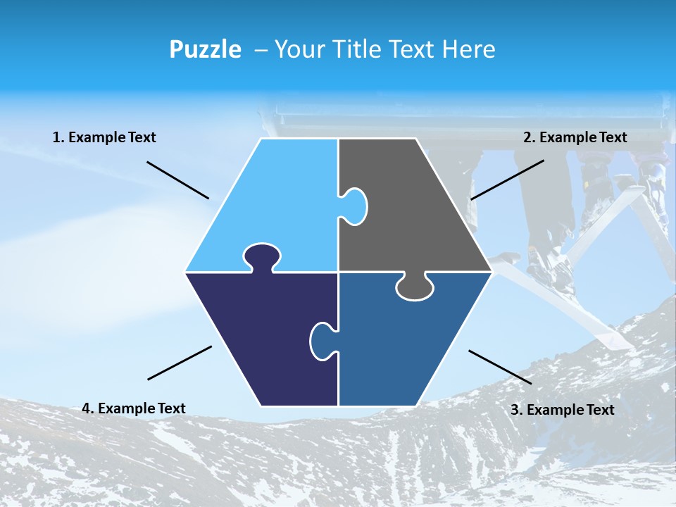 Speed Snow Competition PowerPoint Template
