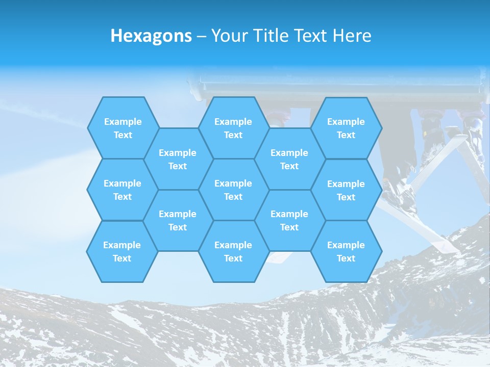 Speed Snow Competition PowerPoint Template