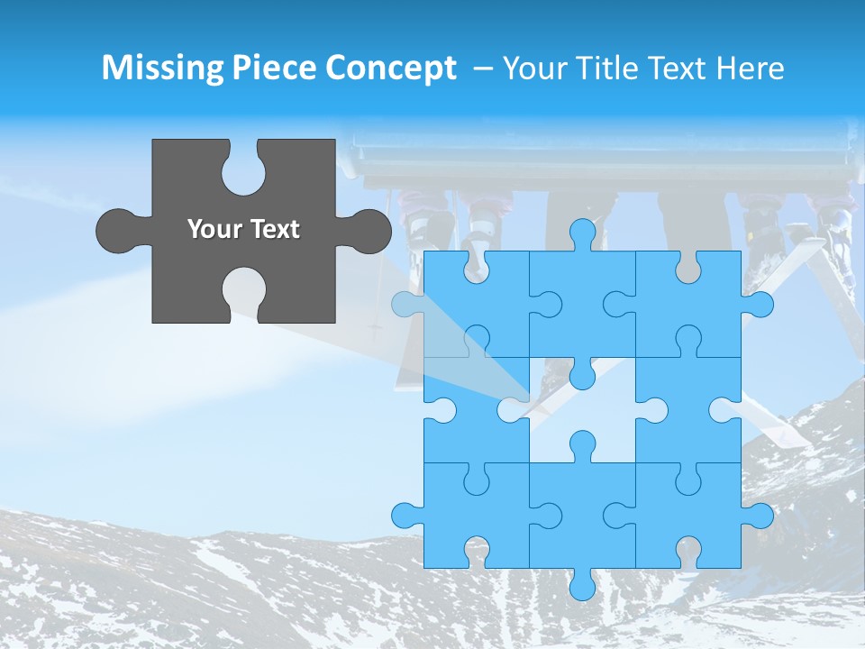 Speed Snow Competition PowerPoint Template