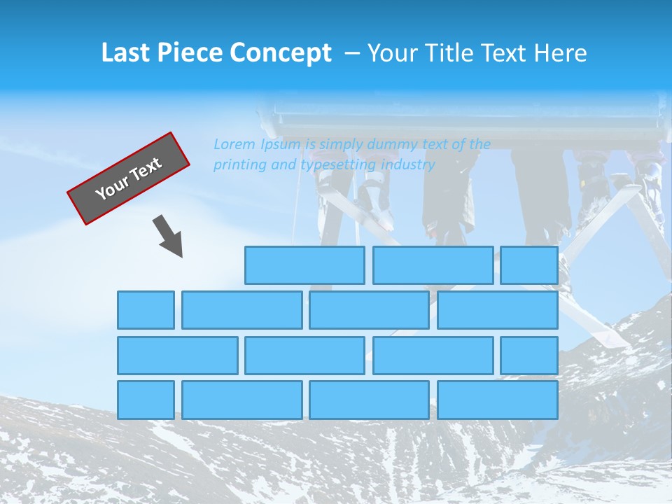 Speed Snow Competition PowerPoint Template