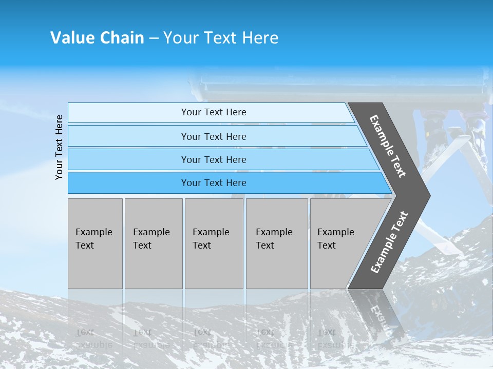 Speed Snow Competition PowerPoint Template