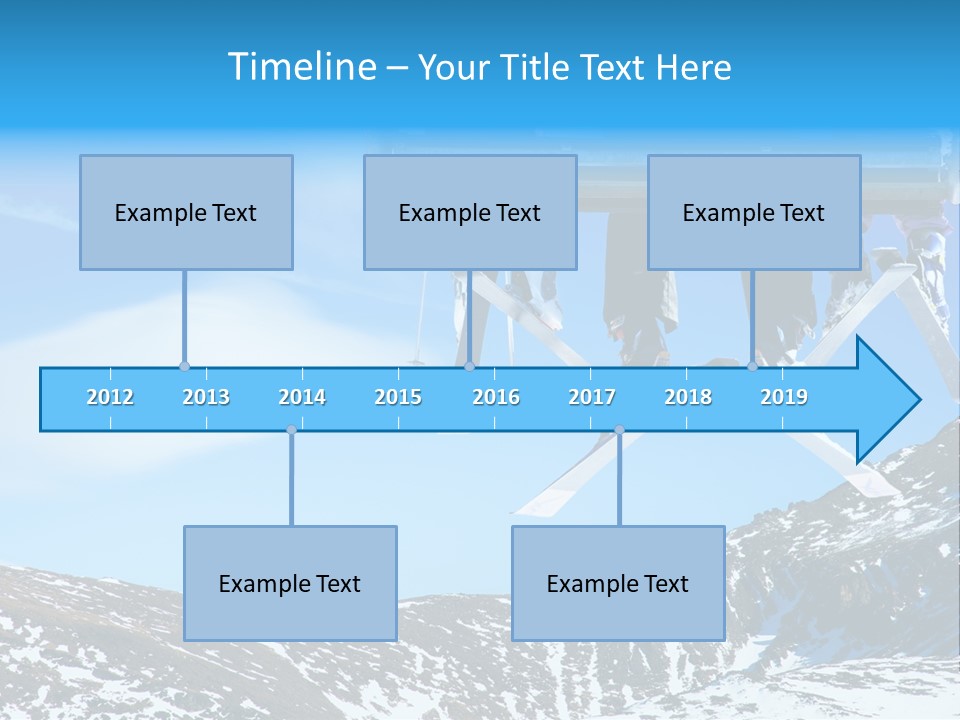 Speed Snow Competition PowerPoint Template