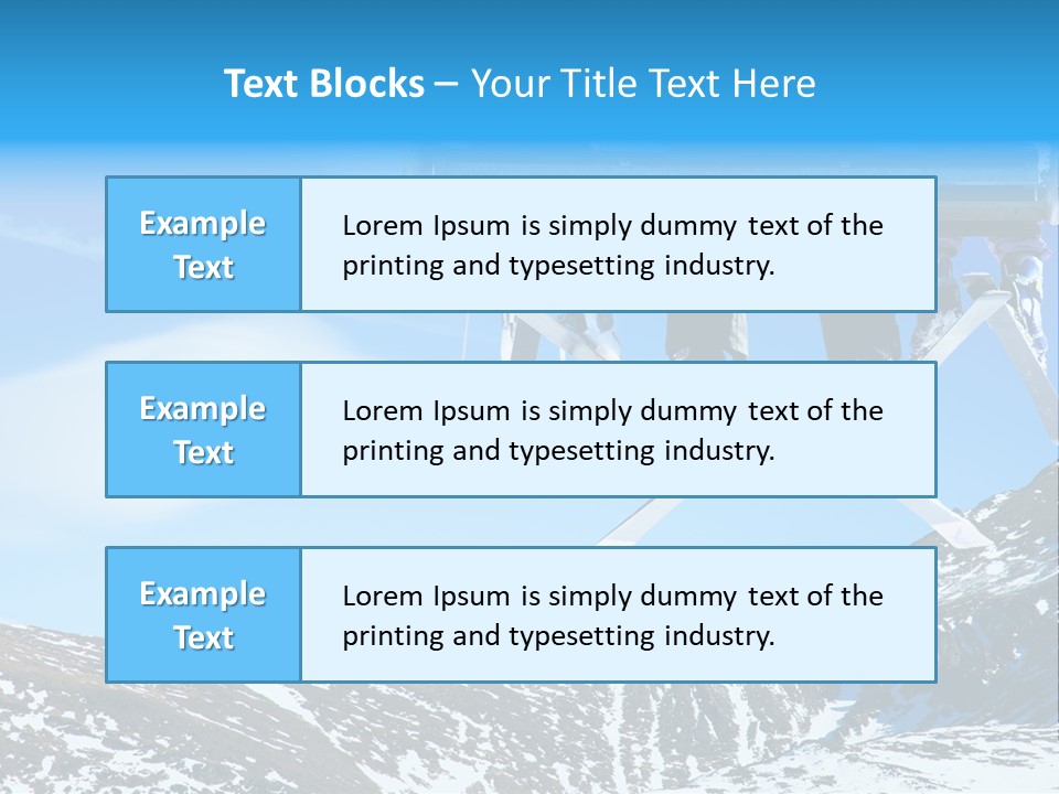 Speed Snow Competition PowerPoint Template