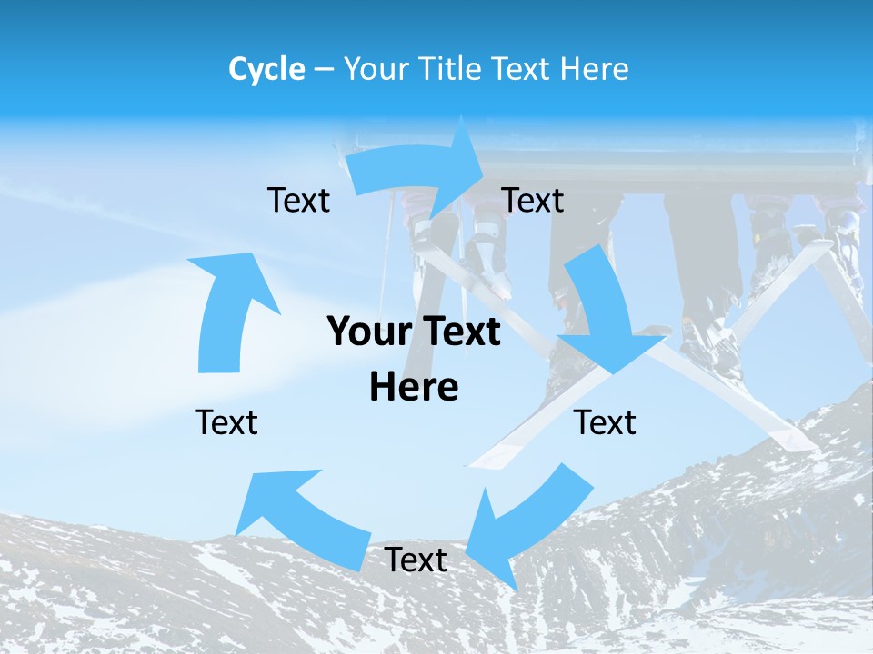 Speed Snow Competition PowerPoint Template