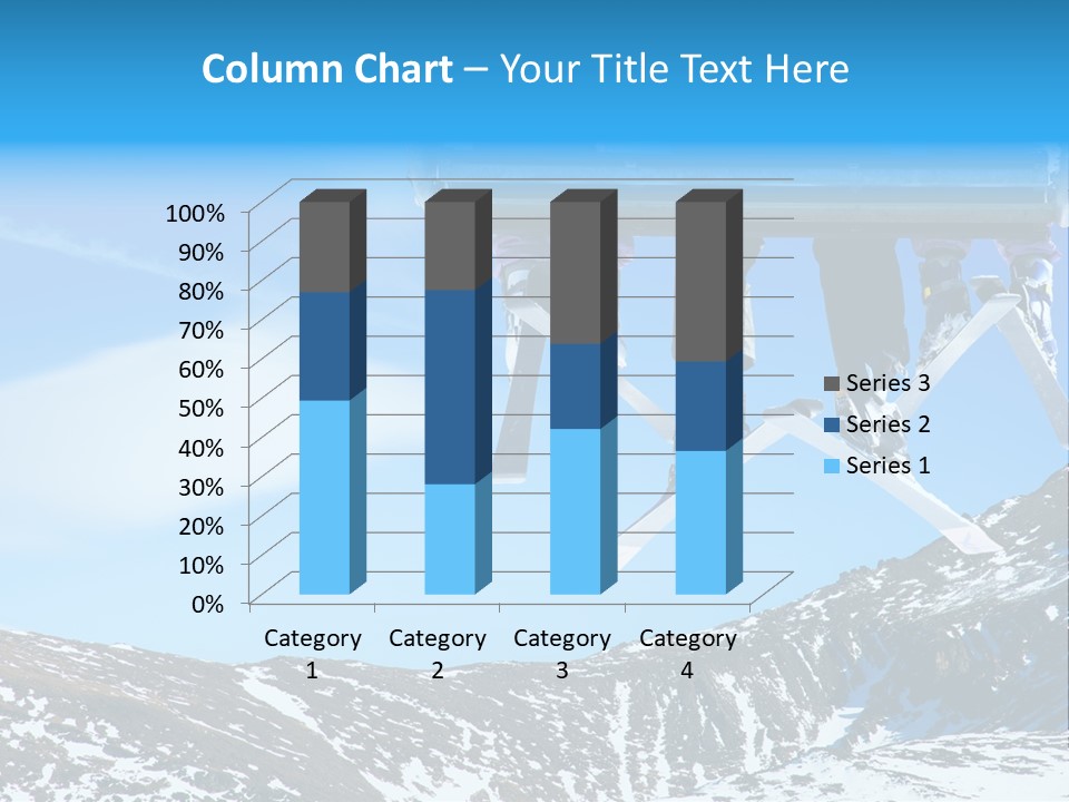 Speed Snow Competition PowerPoint Template