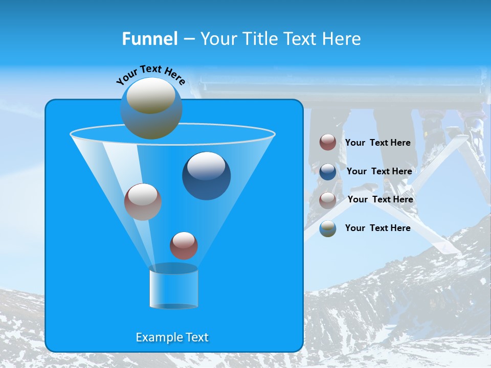 Speed Snow Competition PowerPoint Template