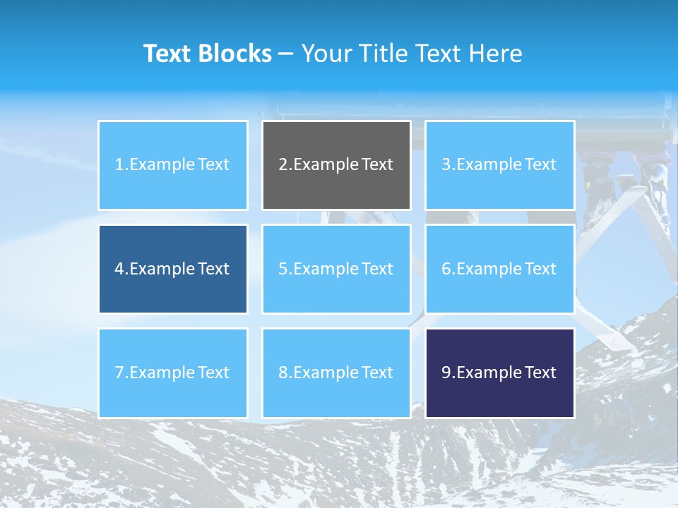 Speed Snow Competition PowerPoint Template
