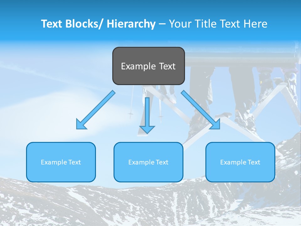 Speed Snow Competition PowerPoint Template