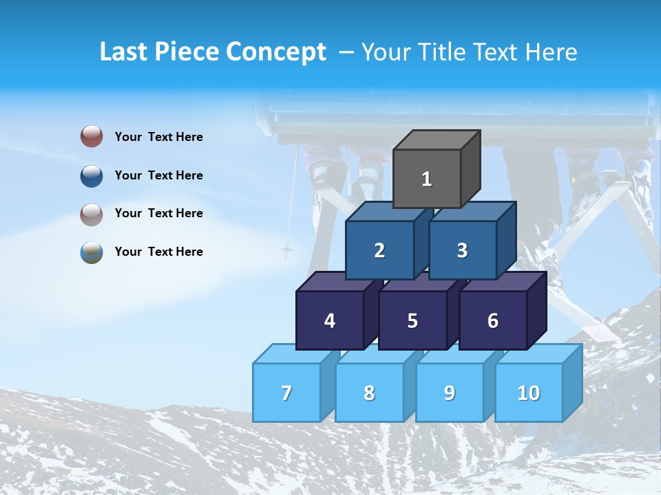 Speed Snow Competition PowerPoint Template