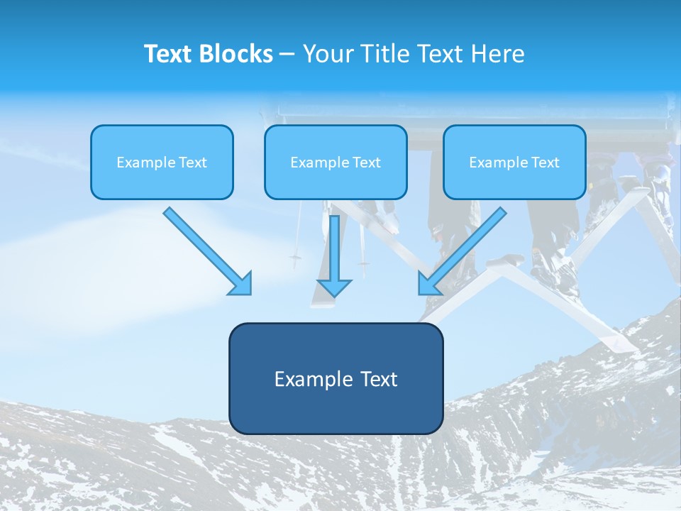 Speed Snow Competition PowerPoint Template