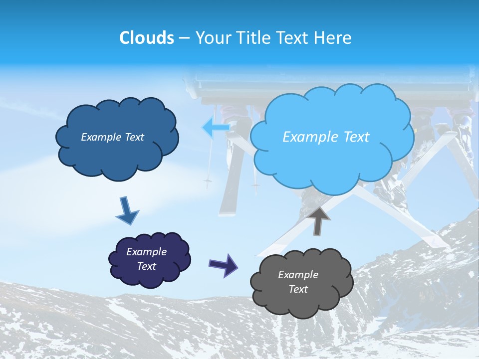 Speed Snow Competition PowerPoint Template