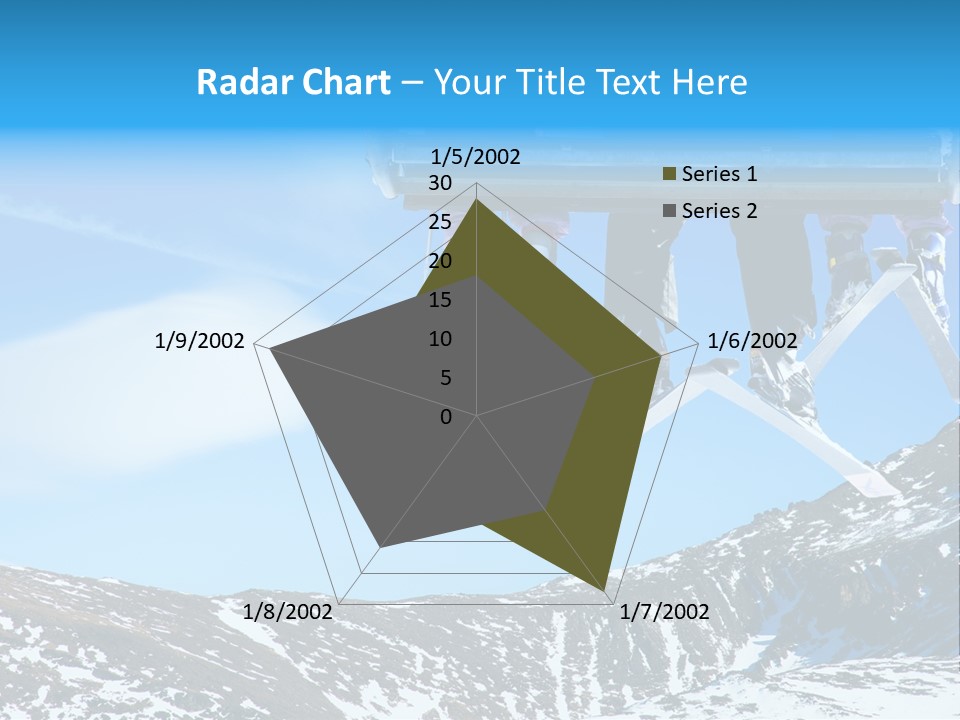 Speed Snow Competition PowerPoint Template