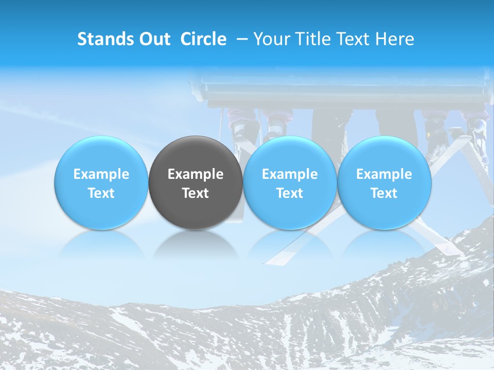 Speed Snow Competition PowerPoint Template