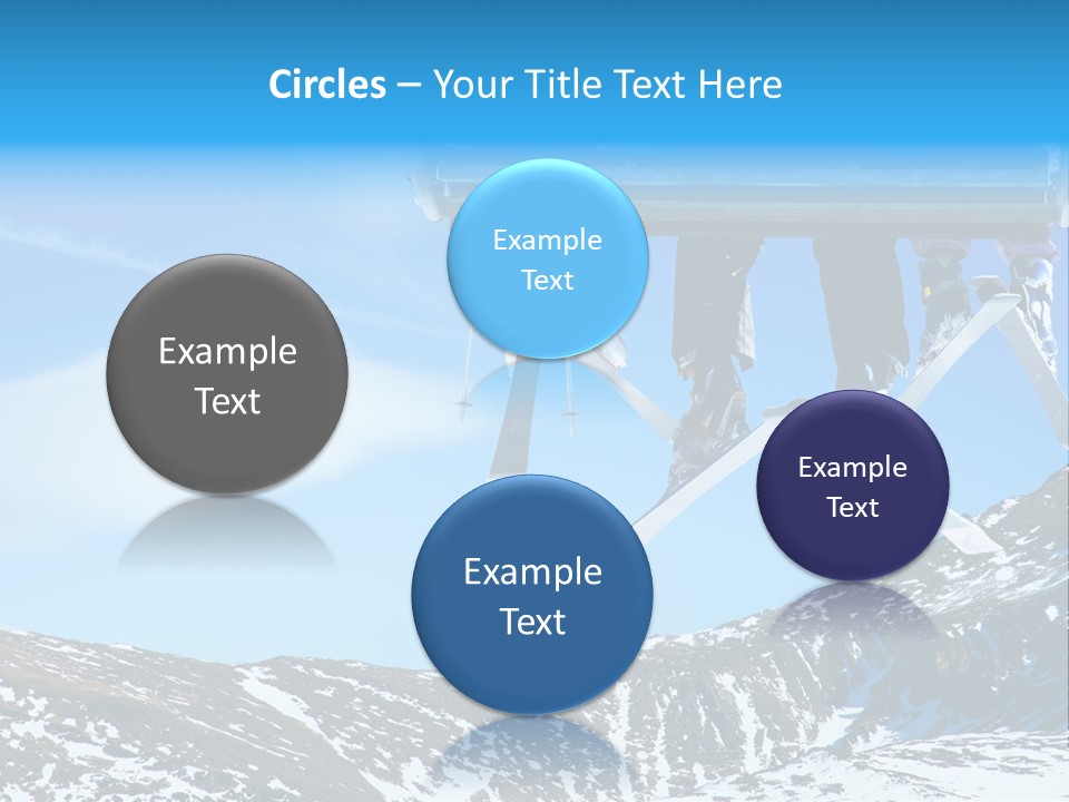 Speed Snow Competition PowerPoint Template