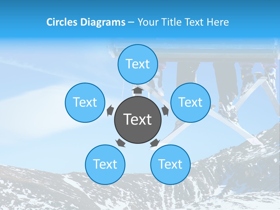 Speed Snow Competition PowerPoint Template