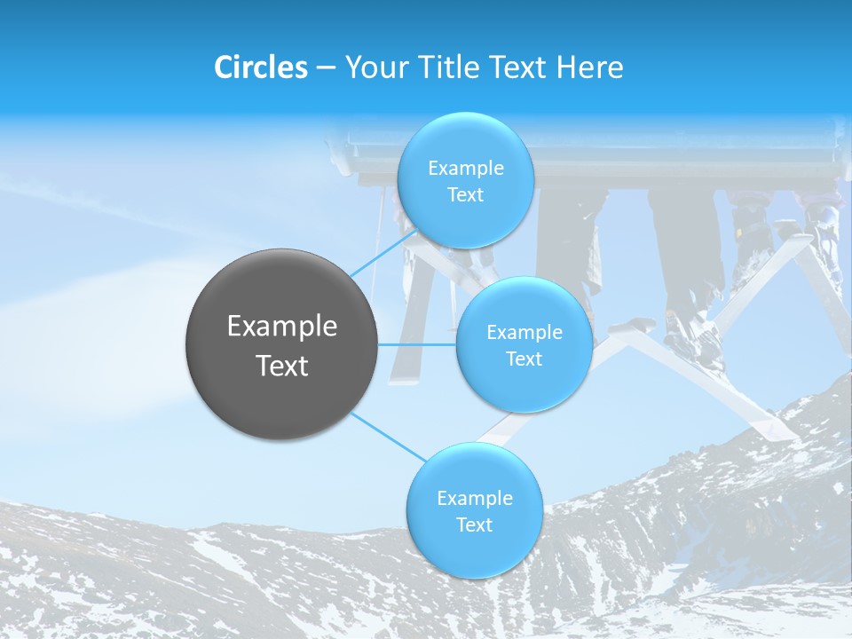 Speed Snow Competition PowerPoint Template
