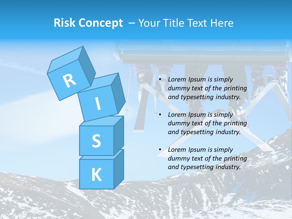 Speed Snow Competition PowerPoint Template