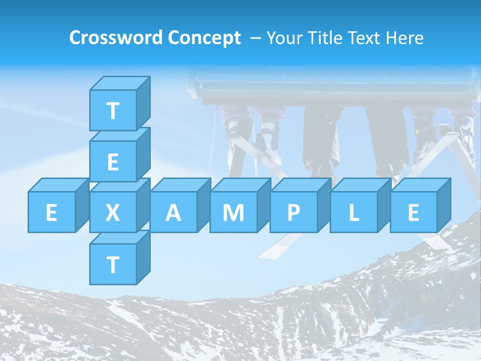 Speed Snow Competition PowerPoint Template