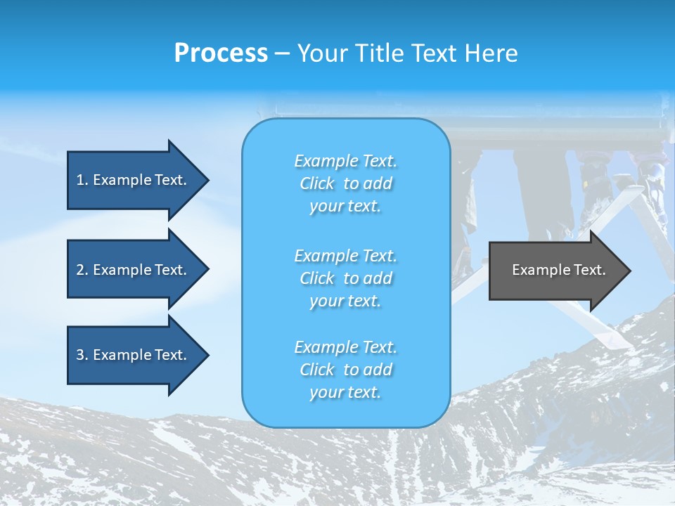 Speed Snow Competition PowerPoint Template