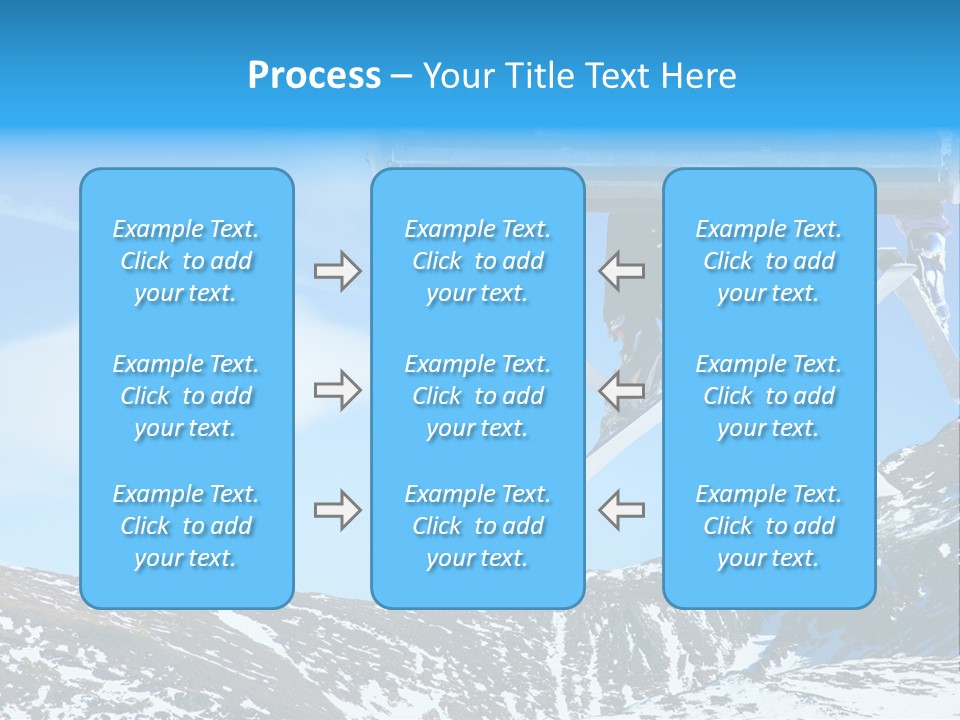 Speed Snow Competition PowerPoint Template