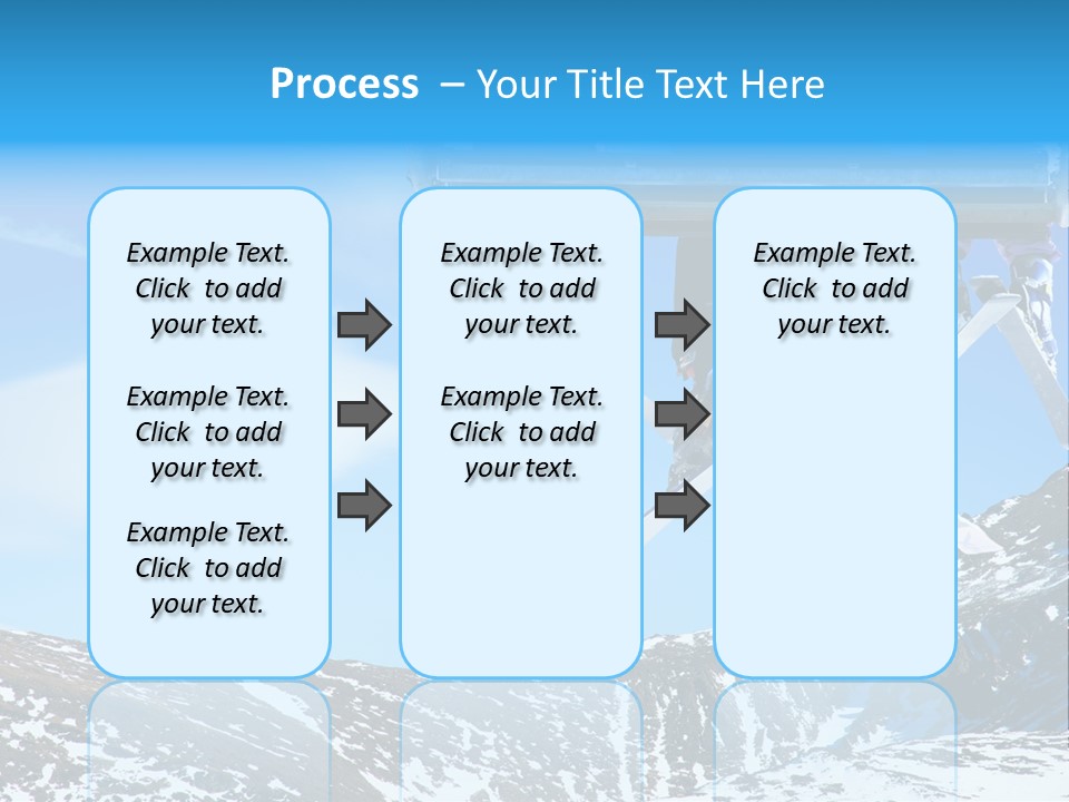 Speed Snow Competition PowerPoint Template