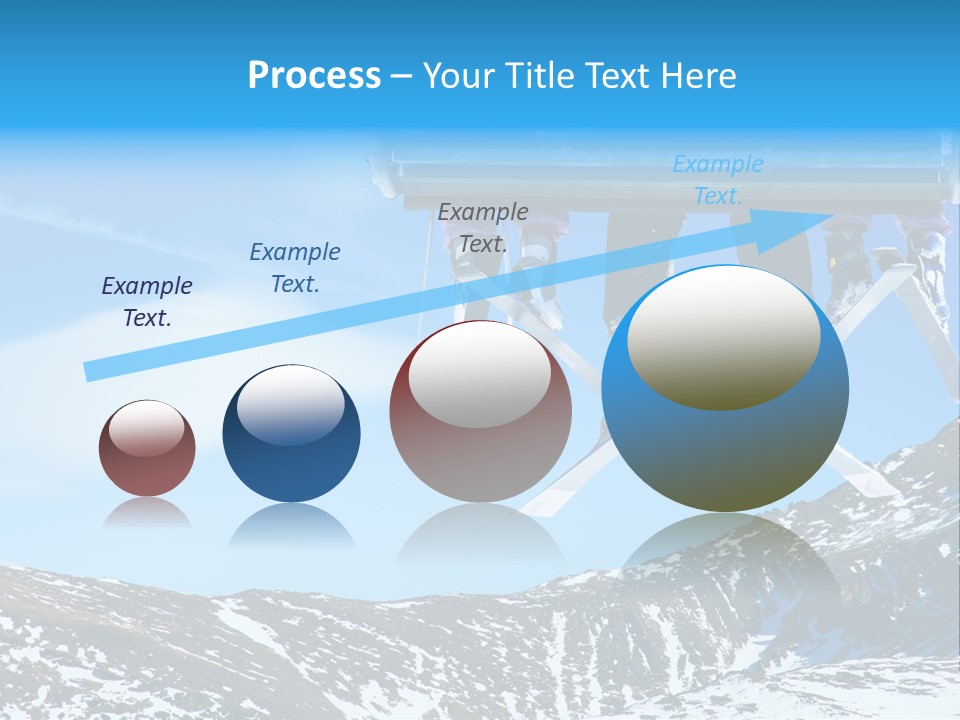 Speed Snow Competition PowerPoint Template