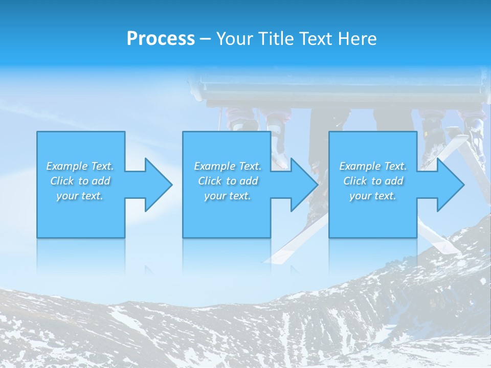 Speed Snow Competition PowerPoint Template