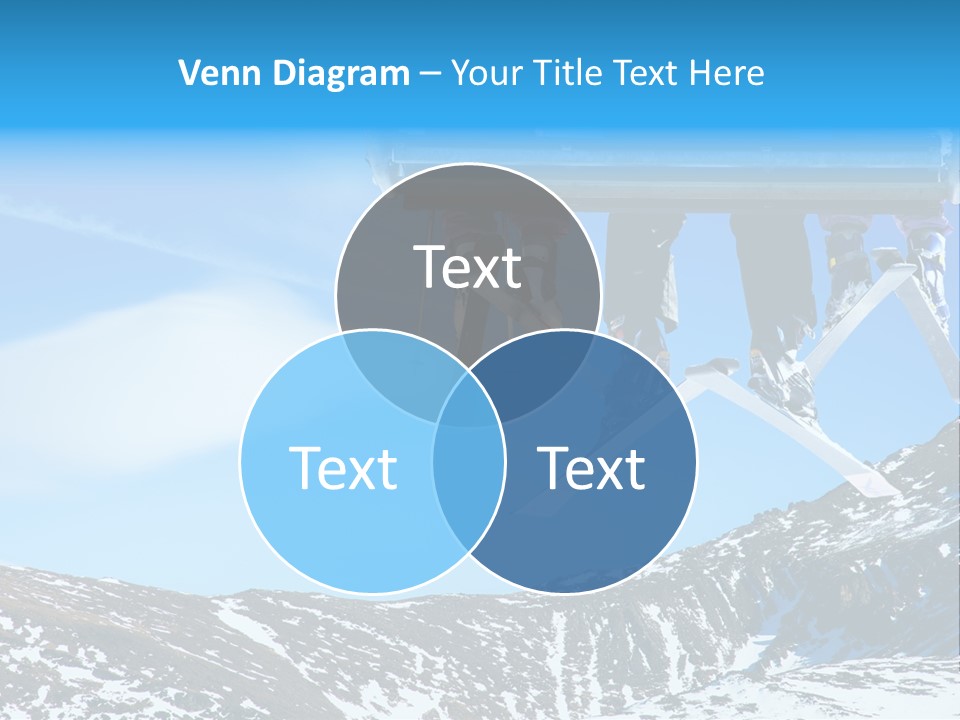 Speed Snow Competition PowerPoint Template