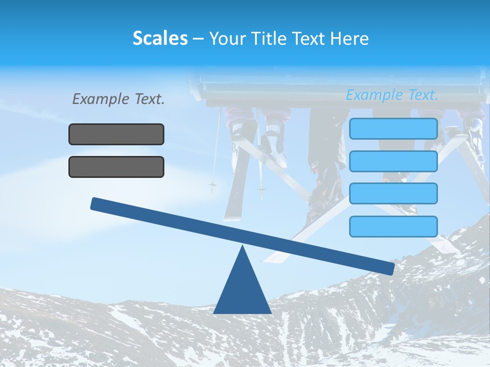 Speed Snow Competition PowerPoint Template