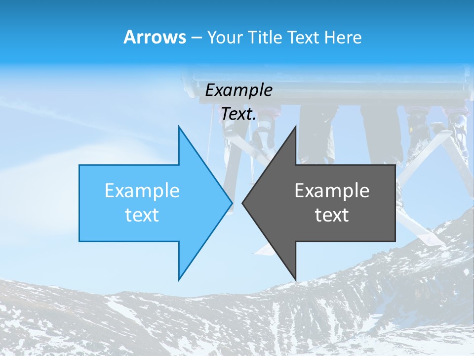 Speed Snow Competition PowerPoint Template
