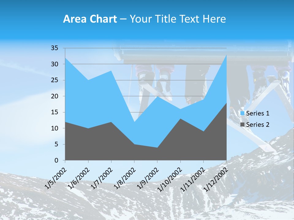 Speed Snow Competition PowerPoint Template