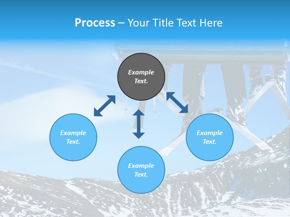Speed Snow Competition PowerPoint Template