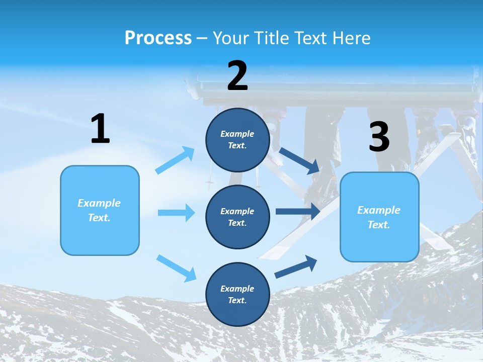 Speed Snow Competition PowerPoint Template