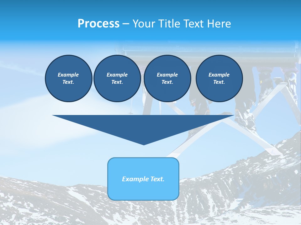 Speed Snow Competition PowerPoint Template
