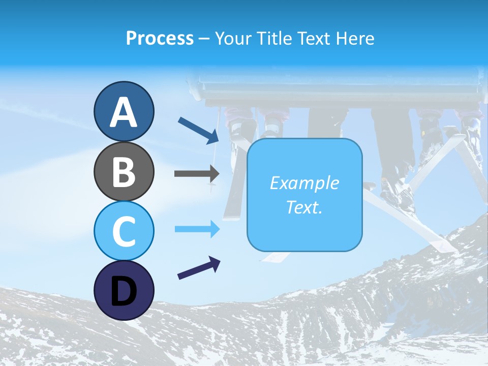 Speed Snow Competition PowerPoint Template