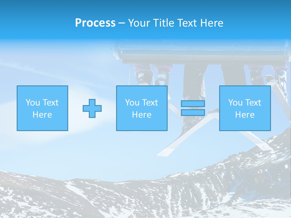 Speed Snow Competition PowerPoint Template