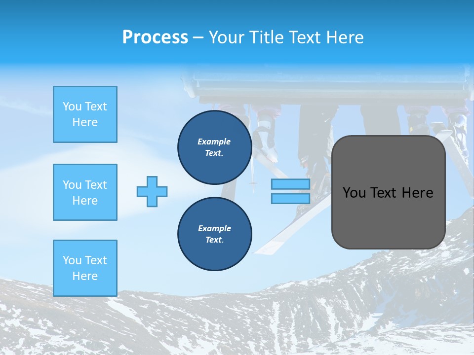 Speed Snow Competition PowerPoint Template