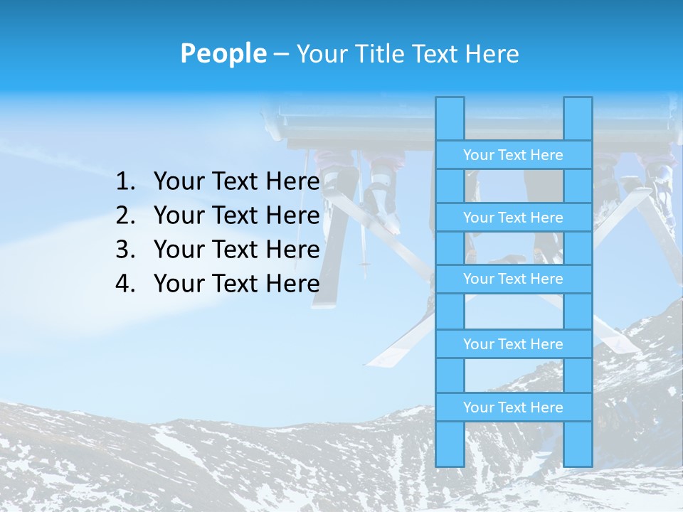 Speed Snow Competition PowerPoint Template
